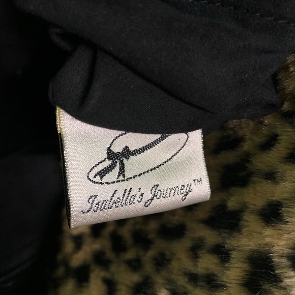 Vintage Cheetah Print faux fur shoulder bag - Picture 6 of 6